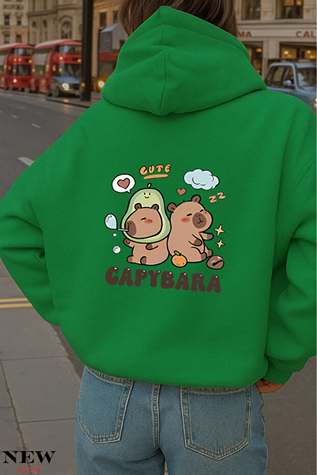 سويت شيرت كابيبارا مطبوع - 1