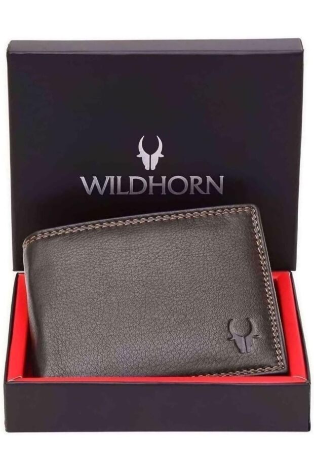 RFID Protected Genuine Leather Wallet for Men