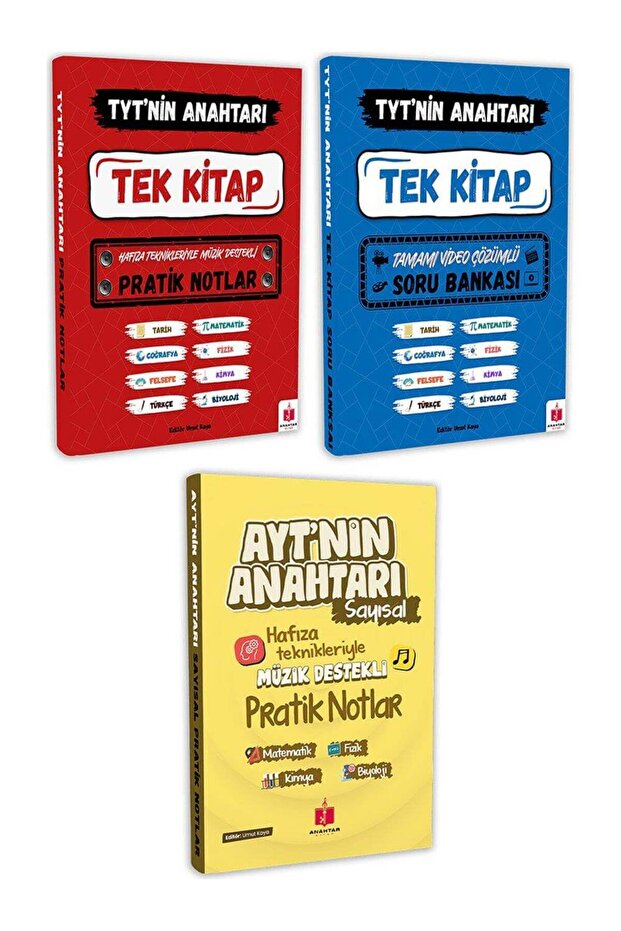 TYT’nin Anahtarı Süper 2’li & AYT’nin Anahtarı Tek Kitap - 2