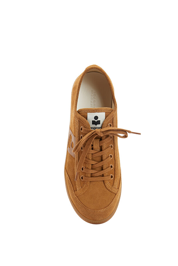 Taba Kadın Deri Sneaker - 4