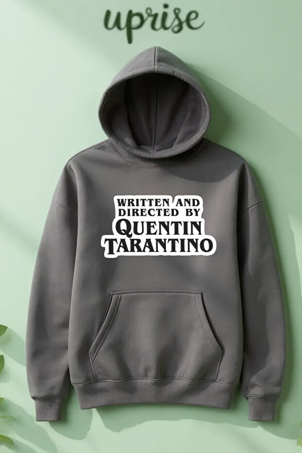 Directed by Quentin Tarantino Printed Cotton 3 Thread Oversize Sweatshirt