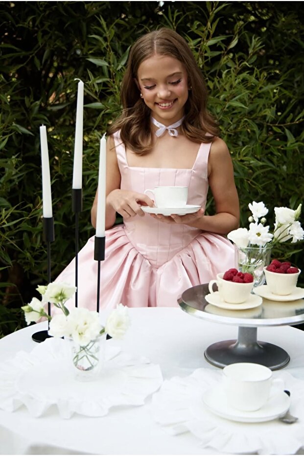 Balon Model Kiz Çocuk Elbisesi - 3