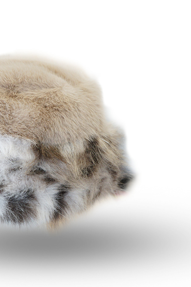 Women's elegant fluffy adjustable hat - 3