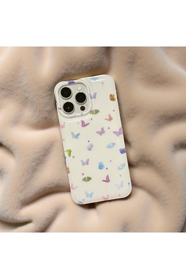 iPhone 15 Plus (6.7 Inch) Compatible Stylish Patterned Slim Case with Popsocket Stand - 2