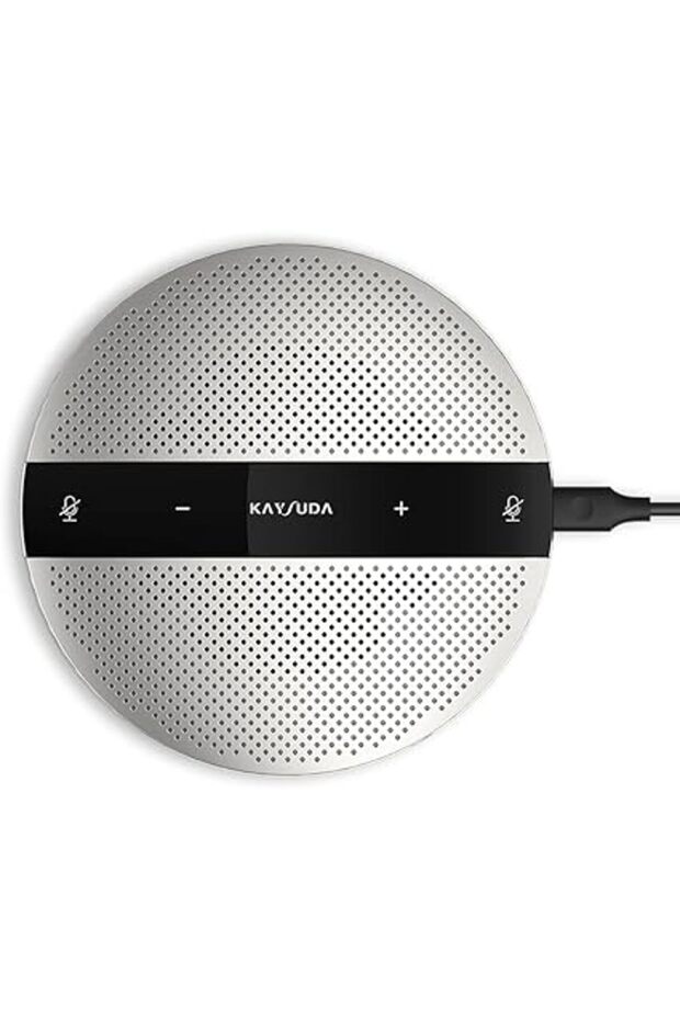 USB Speakerphone with 360° Omnidirectional Microphone, Portable Conference Speaker with Echo Cancel - 1