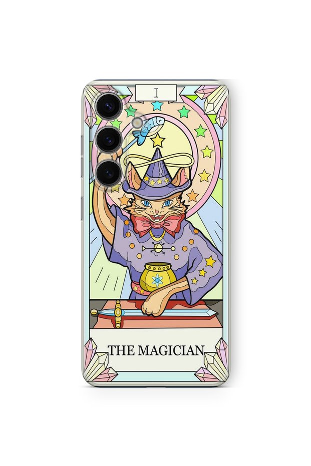 حافظة شفافة مطبوعة بتصميم The Magician متوافقة مع هاتف Samsung Galaxy A36