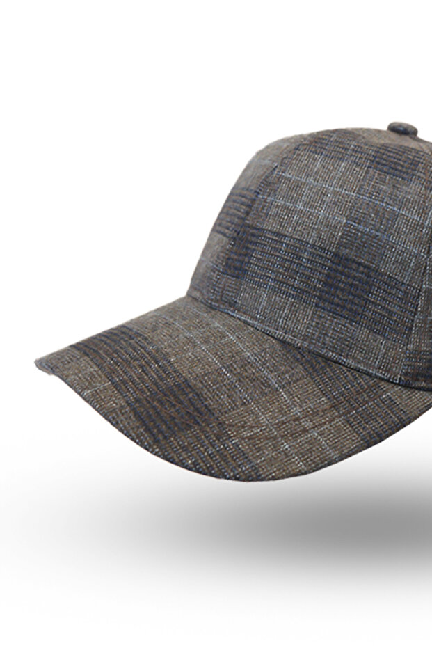Unisex plaid autumn/winter hat - 2