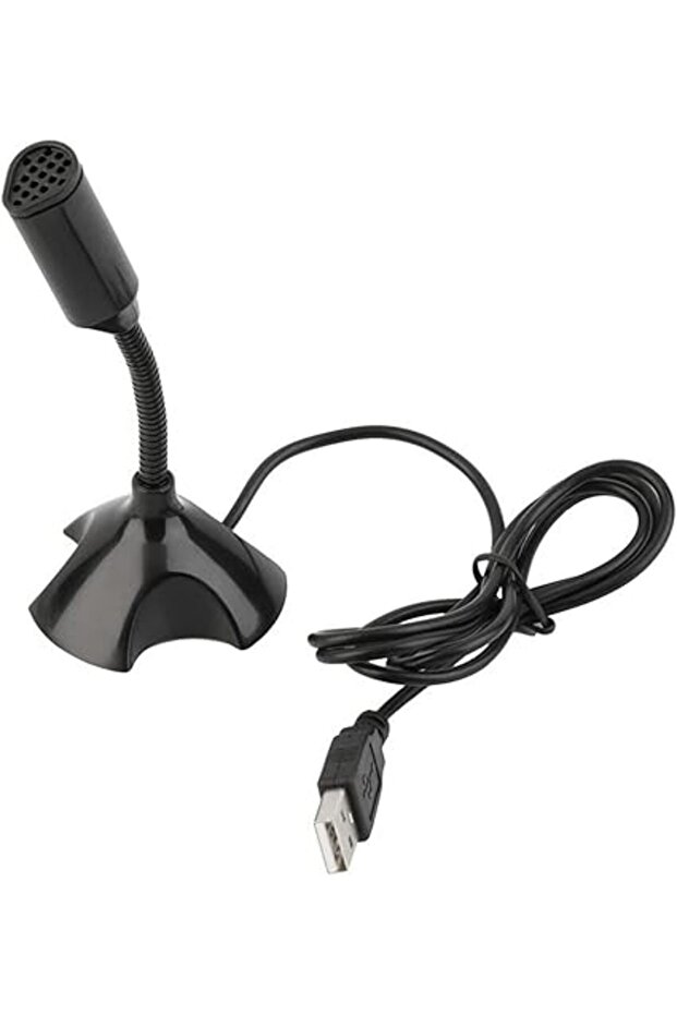 USB Microphone for Laptop and PC, Adjustable Studio Mic with Holder Stand, Condenser Mic for Singing
