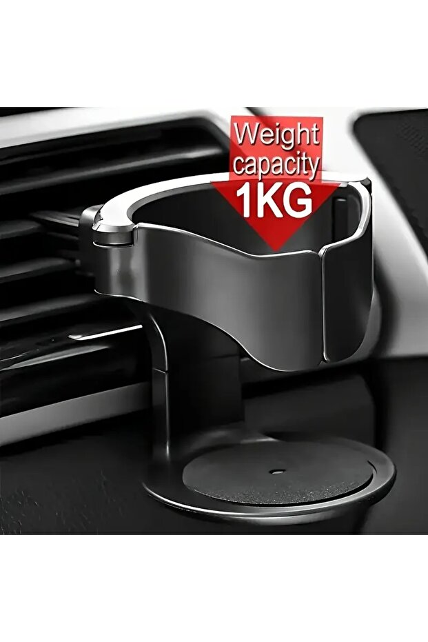 In-Car Cup Holder, 1 kg Capacity, Sturdy, Elegant, Stylish, 1 Piece
