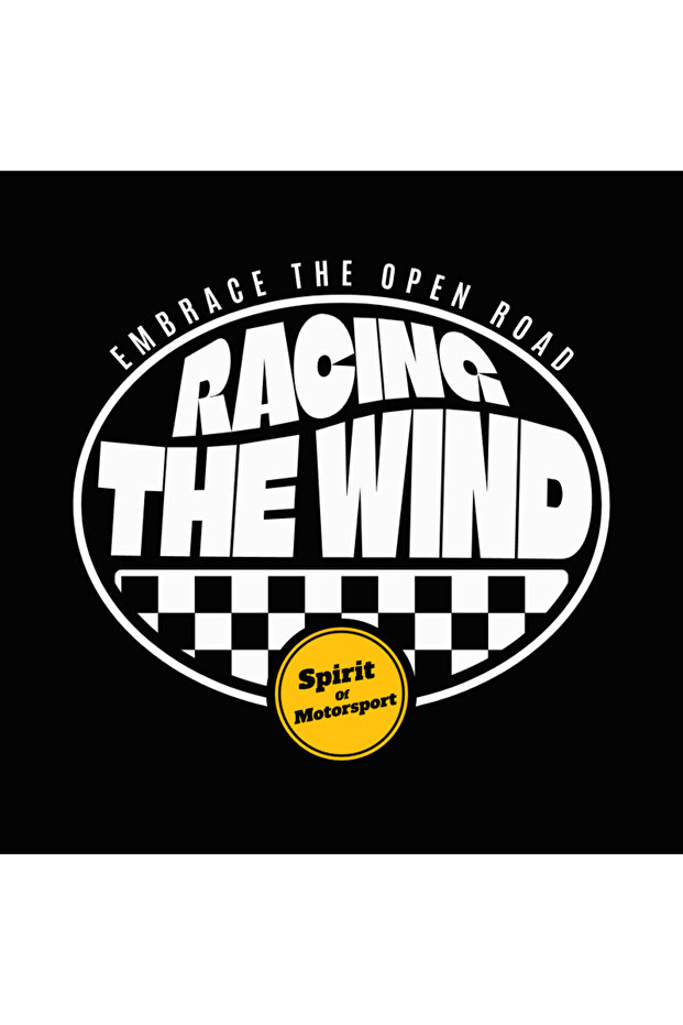 The Wind Logo Black Basic Sweatshirt Hoodie - 2