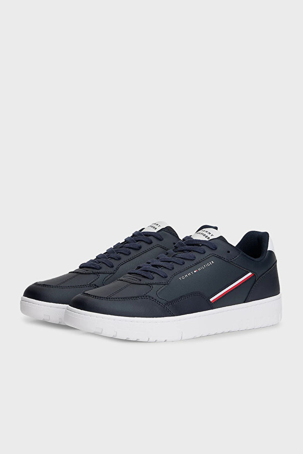 Men Desert Sky Basket Core Stripe Low Top Sneakers - 2