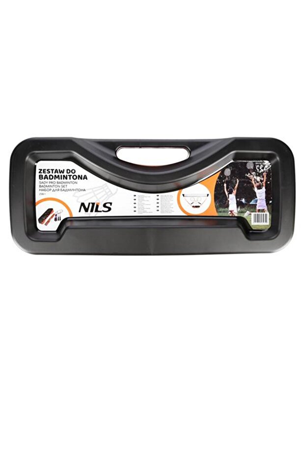 ZSB1 BADMITON SET 2 RACKETS + 2 SHUTTLES + NET + NILS CASE - 9