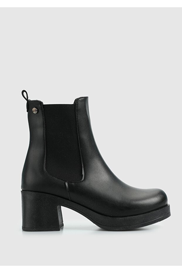 Siyah Kadın Bootie - 1