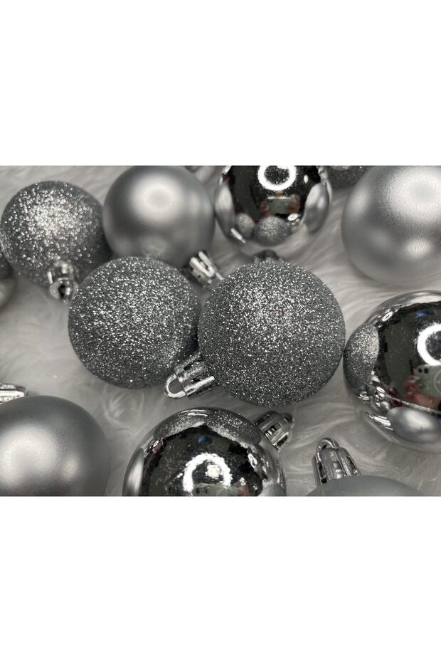 Коледна украса - Сребристо - 19