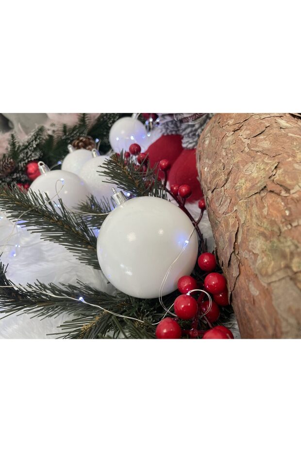 Коледна украса - Бяло - 16