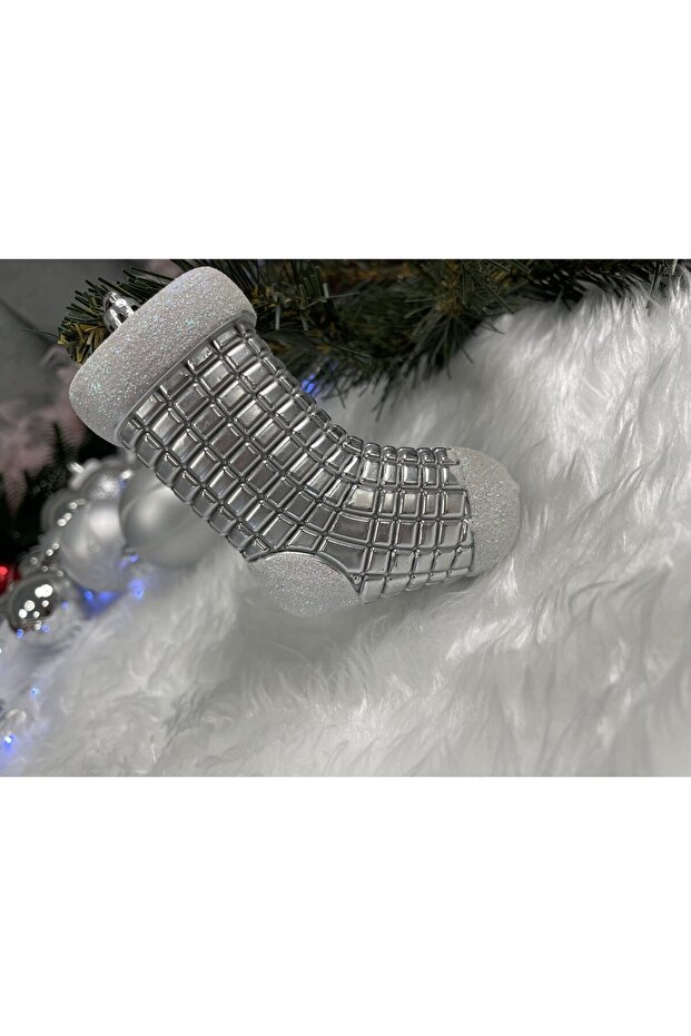 Коледна украса - Сребристо - 16