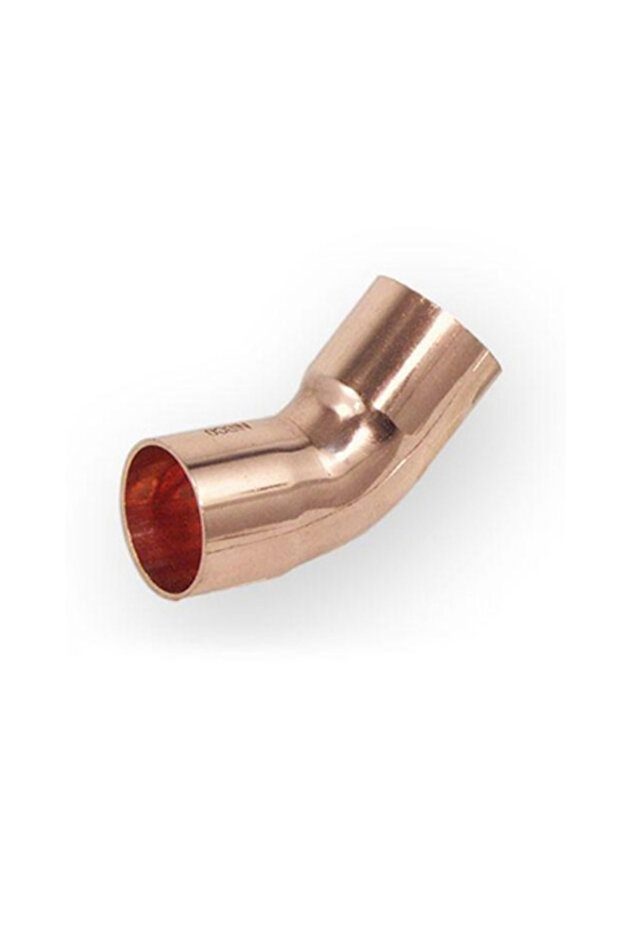 Copper Elbow 22mm 45° Coupling/Coupling - 1