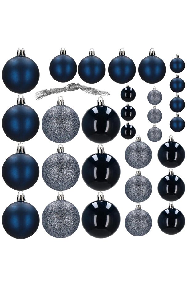 Коледна украса - Морскосиньо - 9