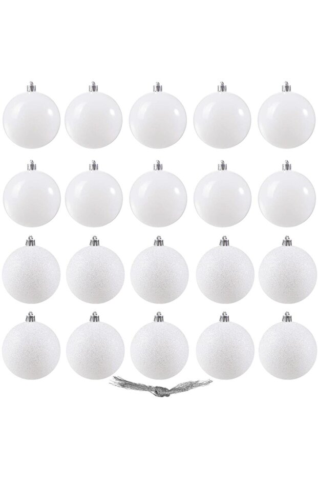 Коледна украса - Бяло - 3