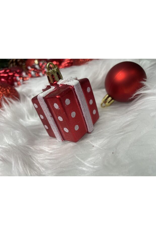 Коледна украса - Червено - 17