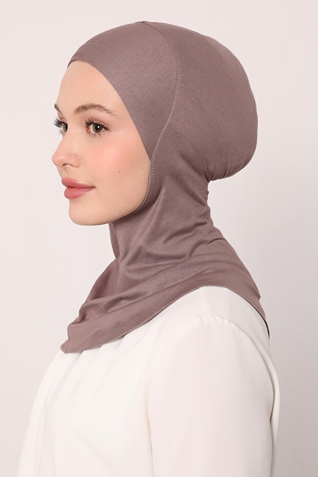 Hazelnut Hijabchi Boyunluklu Bone - 1