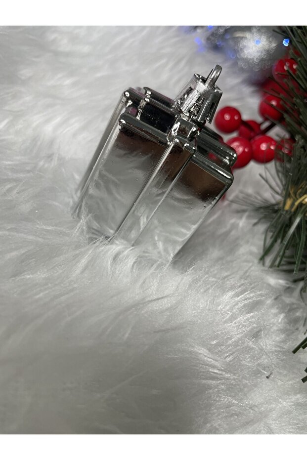 Коледна украса - Сребристо - 20