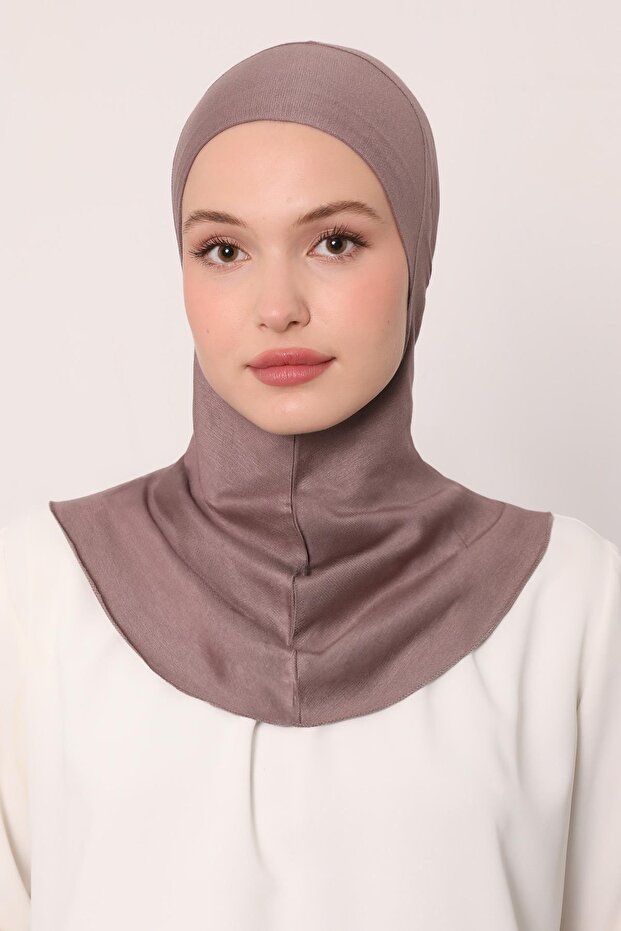 Hazelnut Hijabchi Boyunluklu Bone - 3