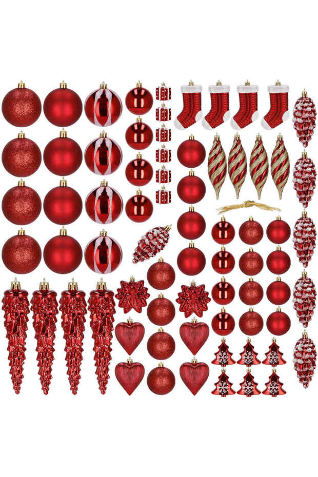 Коледна украса - Червено - 4