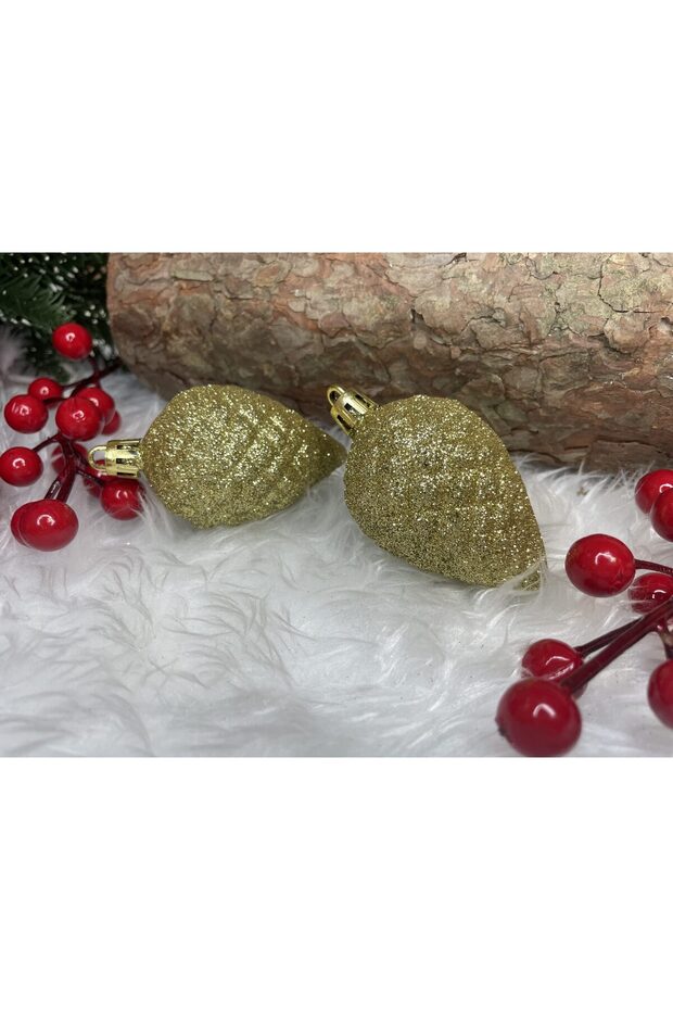 Коледна украса - Златисто - 12