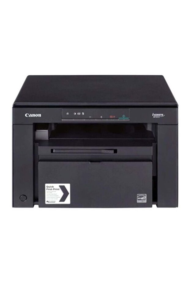 طابعة ليزر متعددة الوظائف MF3010 A4 أحادية اللون 3 في 1، طباعة، مسح ضوئي، نسخ، USB أسود