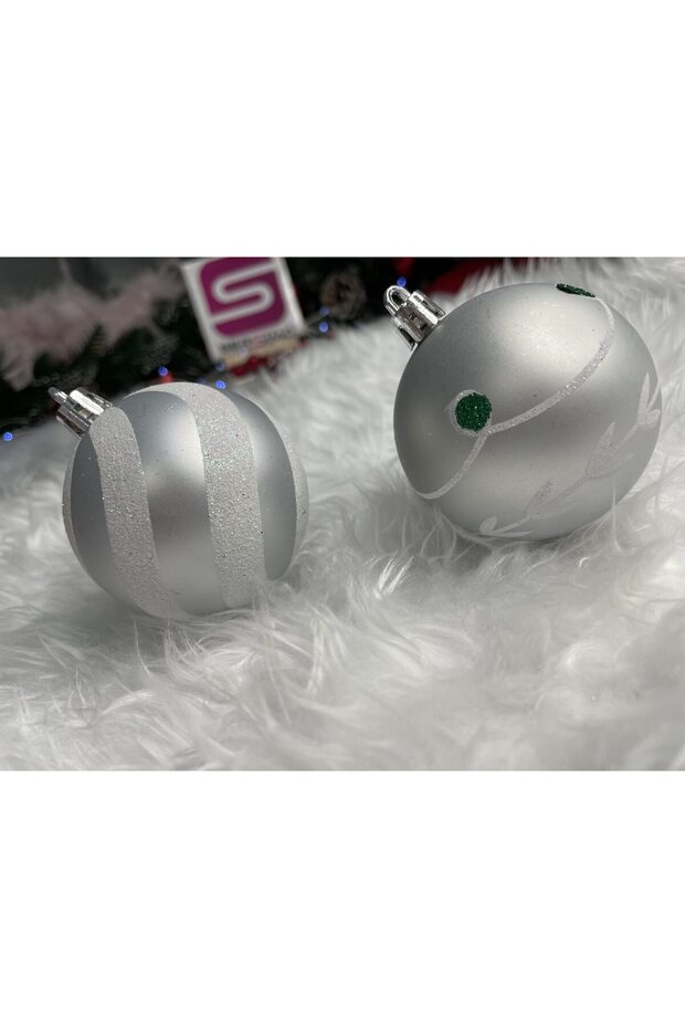 Коледна украса - Сребристо - 16