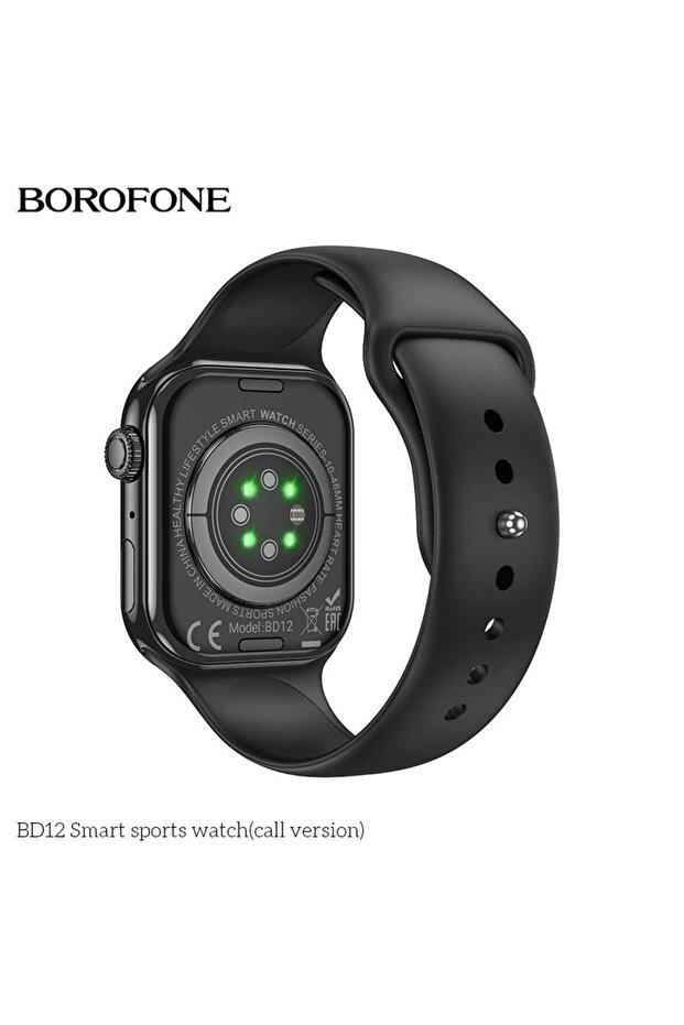 BD12 Smartwatch with Dial Black - 4