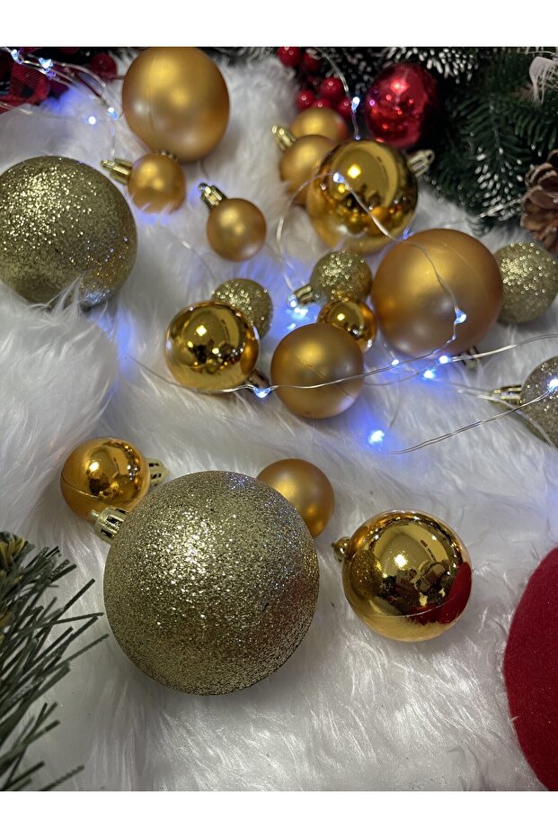 Коледна украса - Златисто - 22