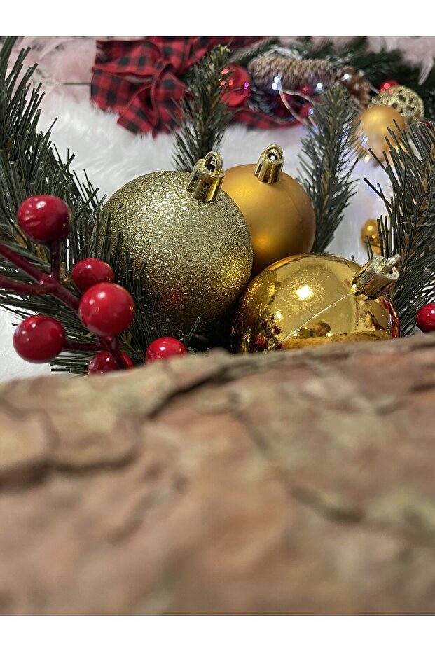 Коледна украса - Златисто - 24