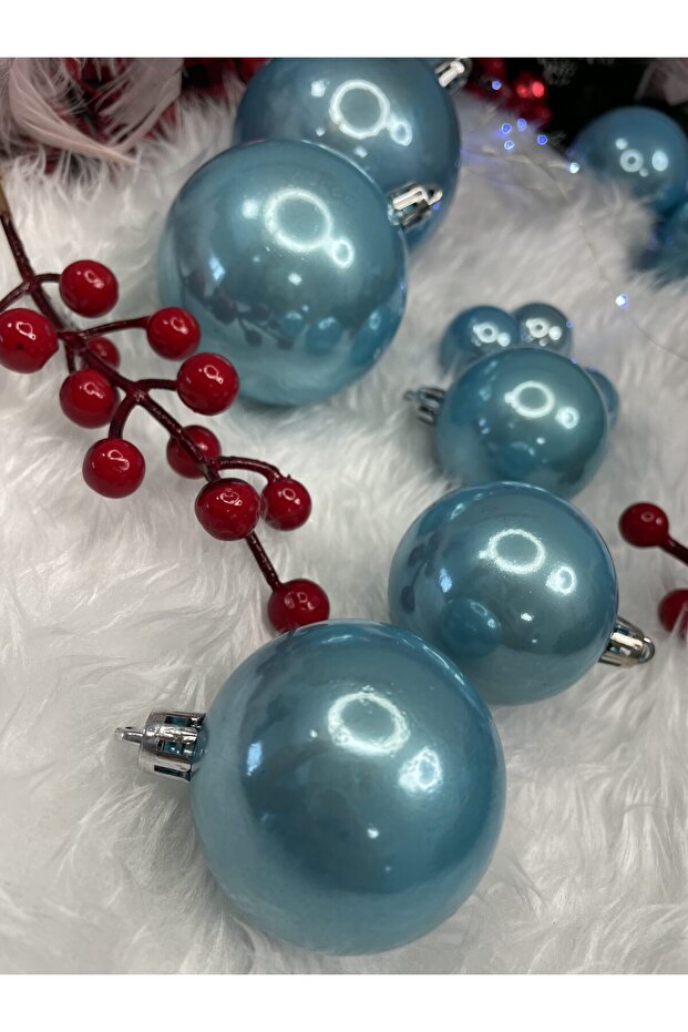 Коледна украса - Синьо - 13