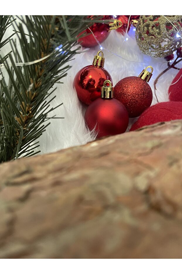 Коледна украса - Червено - 16