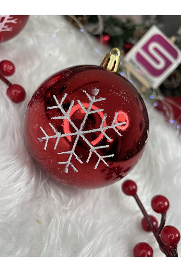 Коледна украса - Червено - 9
