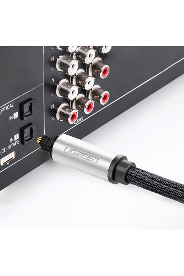 Toslink SPDIF optical cable 3m gray - 4