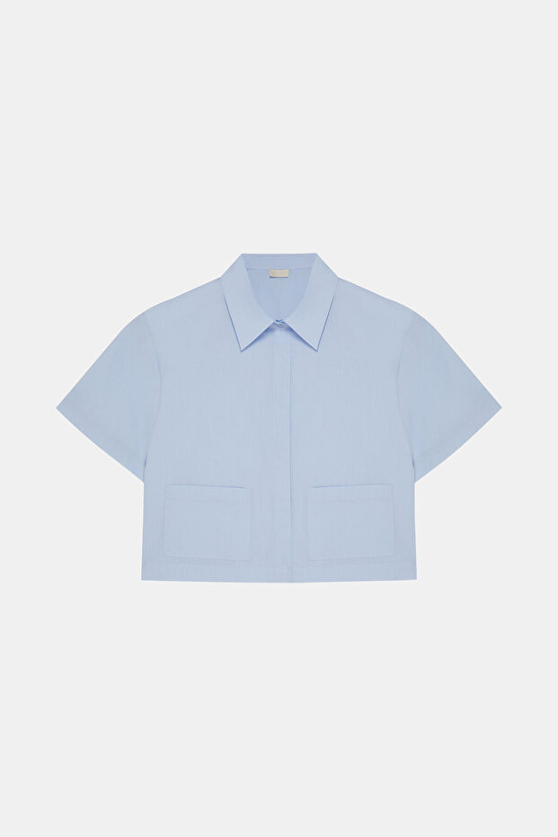 AÇIK MAVİ BLUZ - 1