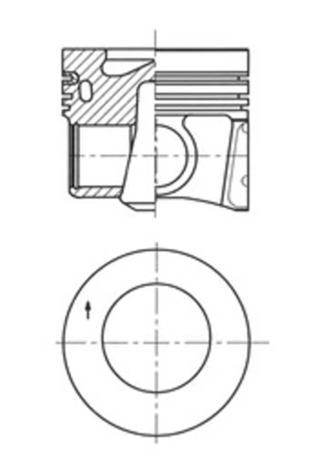 Piston Audi A3 Seat Leon - 1