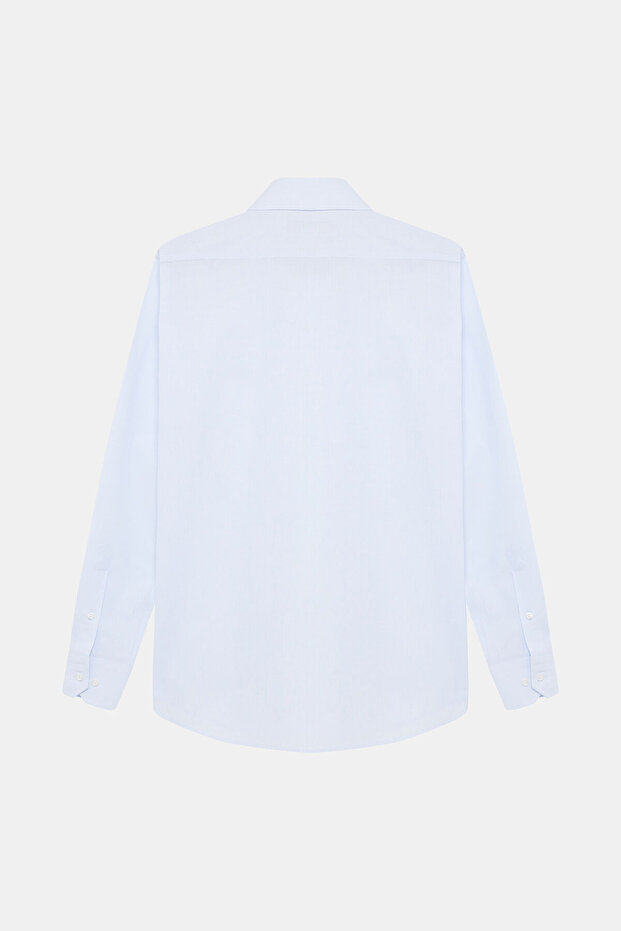 MAVİ UZUN KOLLU GÖMLEK - 3