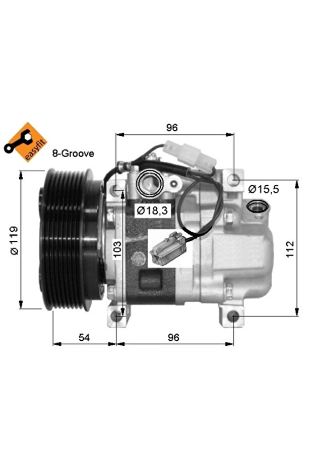 Compresor Climatizare Mazda 3/6 - 2