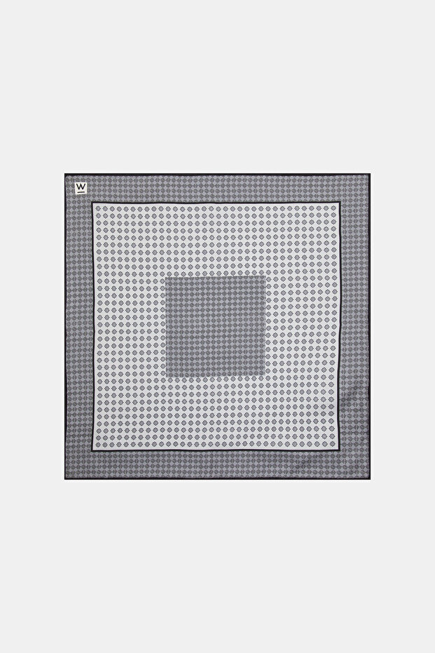 SİYAH İPEK MENDİL - 1