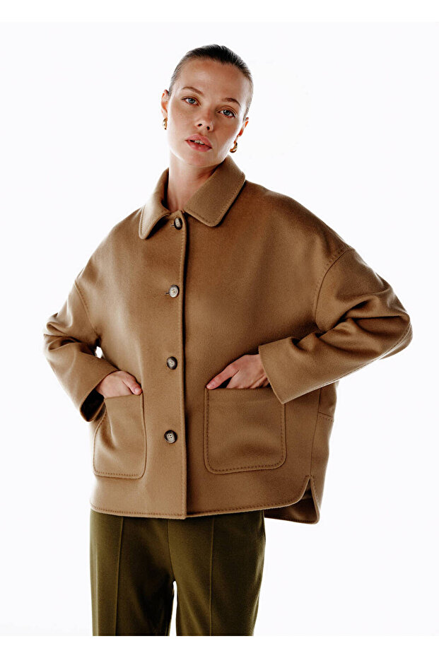 Camel Yün Kaban - 5