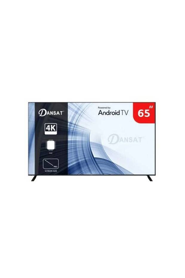 شاشة ذكية 65 بوصة 4K أندرويد 14 - موديل DTD65BU - 2