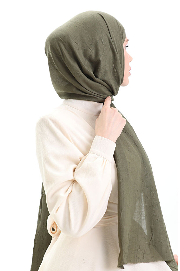 Bambu Şal 70281-06 Haki - 3