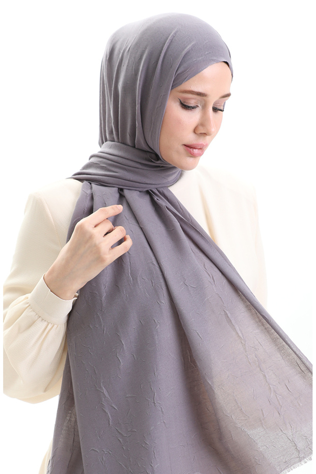 Bambu Şal 70281-35 Füme - 1