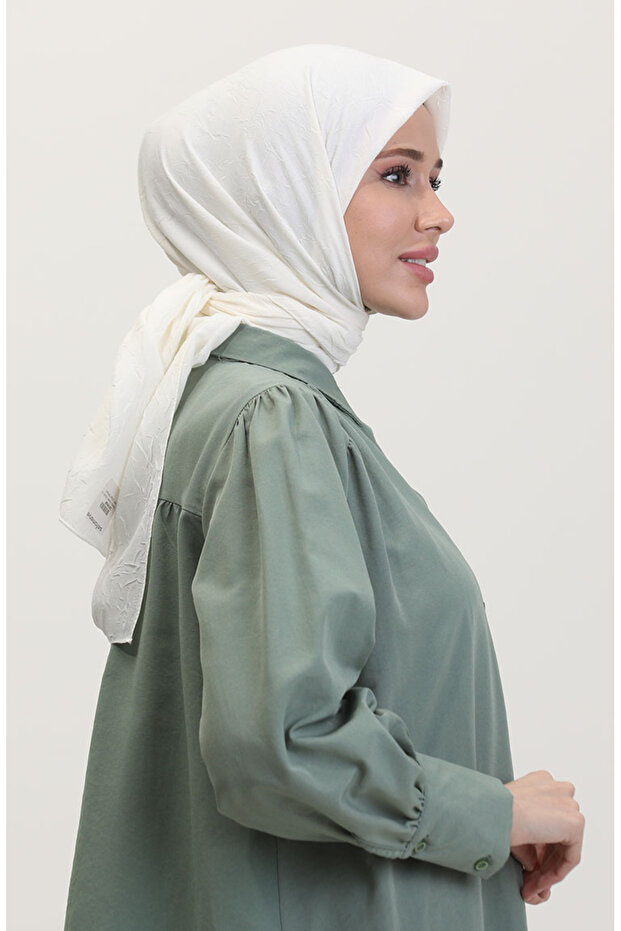 Bambu Eşarp 70248-10 Krem - 2