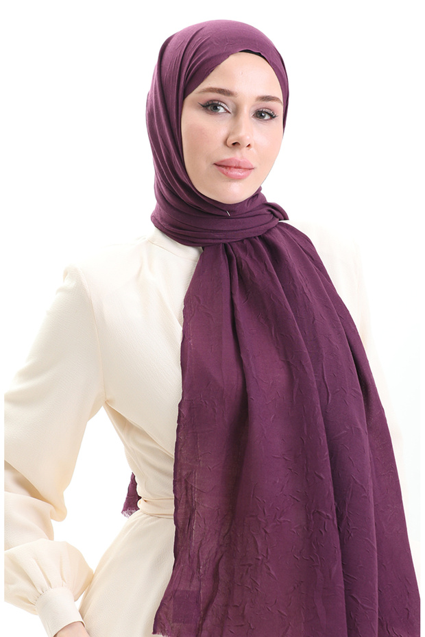 Bambu Şal 70281-39 Mor - 1