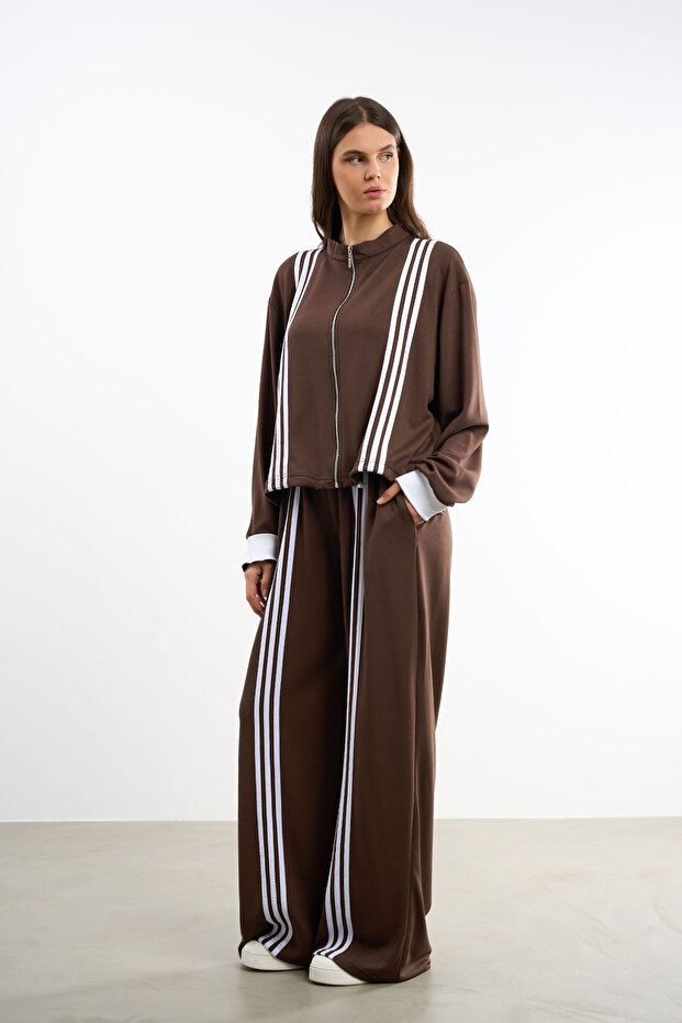 Şeritli Eşofman Takımı - 1